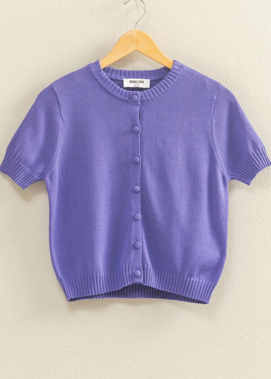 Iris Cardigan - Purple