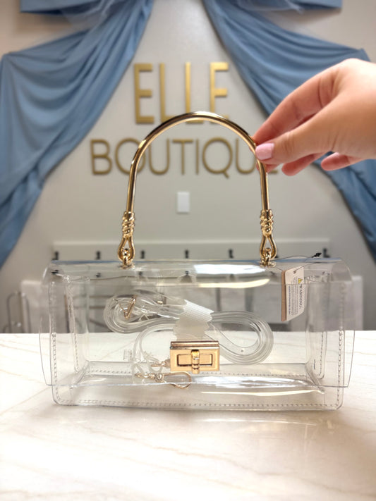 ‘Coming in Clutch’ Clear Purse