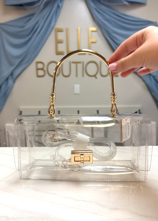 ‘Coming in Clutch’ Clear Purse