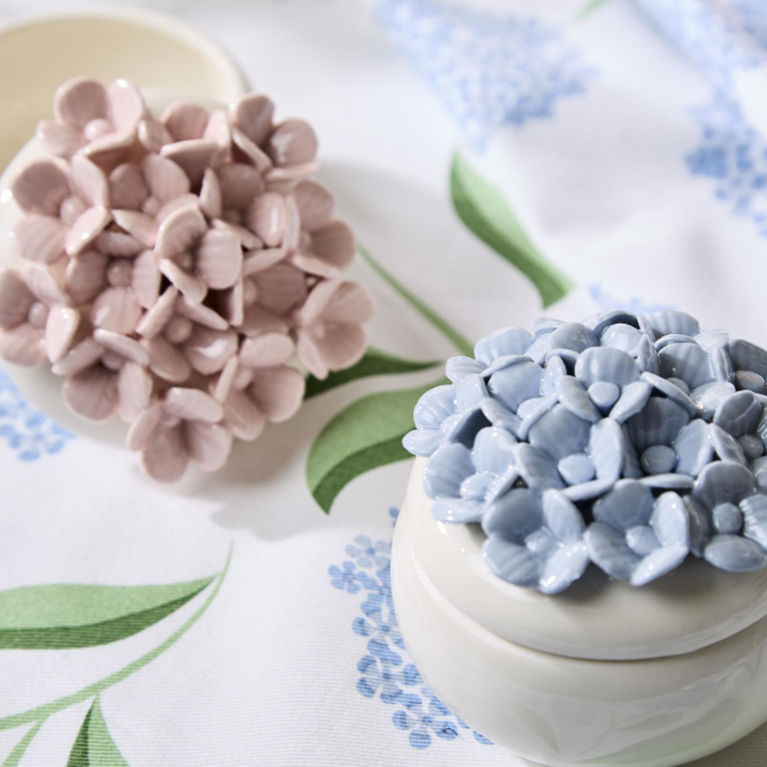 Hydrangea Trinket Jewelry Box