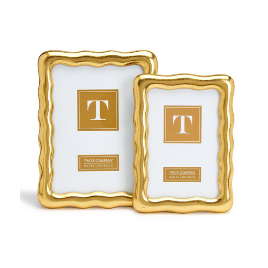 Vintage Ore Photo Frame with Gold Leaf Finish