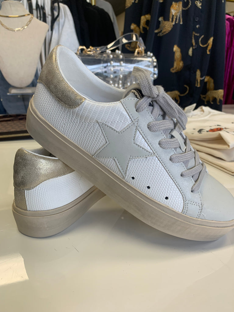 Z&V Sparkle Tennis Shoes - elle BOUTIQUE