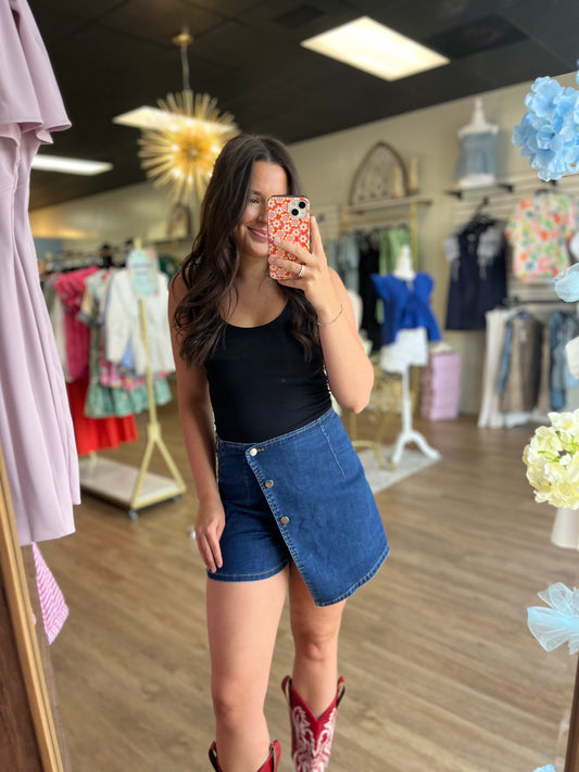 Birdie Denim Skort