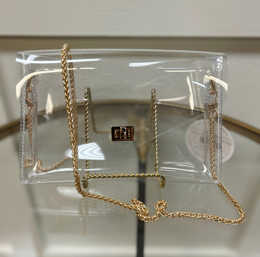 Fan Girl Clear Purse/ Chain