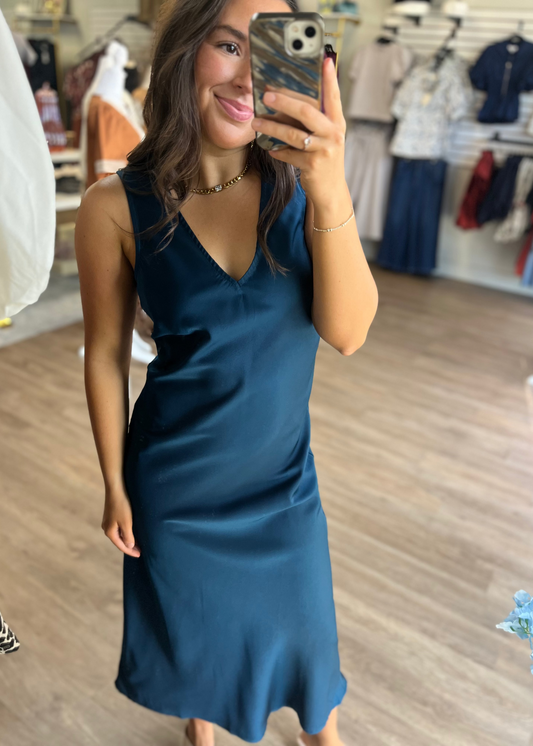 Amelia Dress - Teal