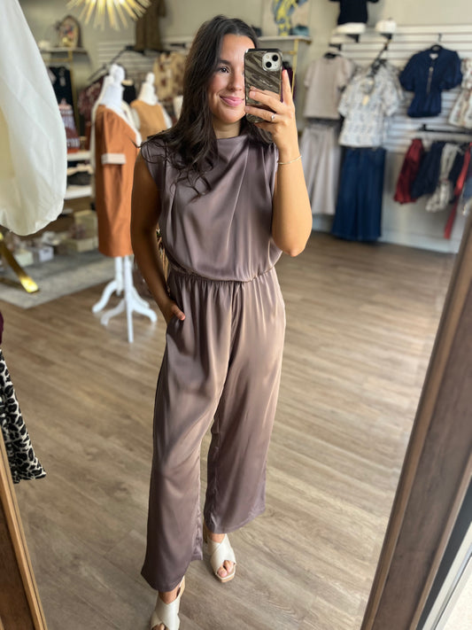 Vivienne Jumpsuit - Dusty Mauve