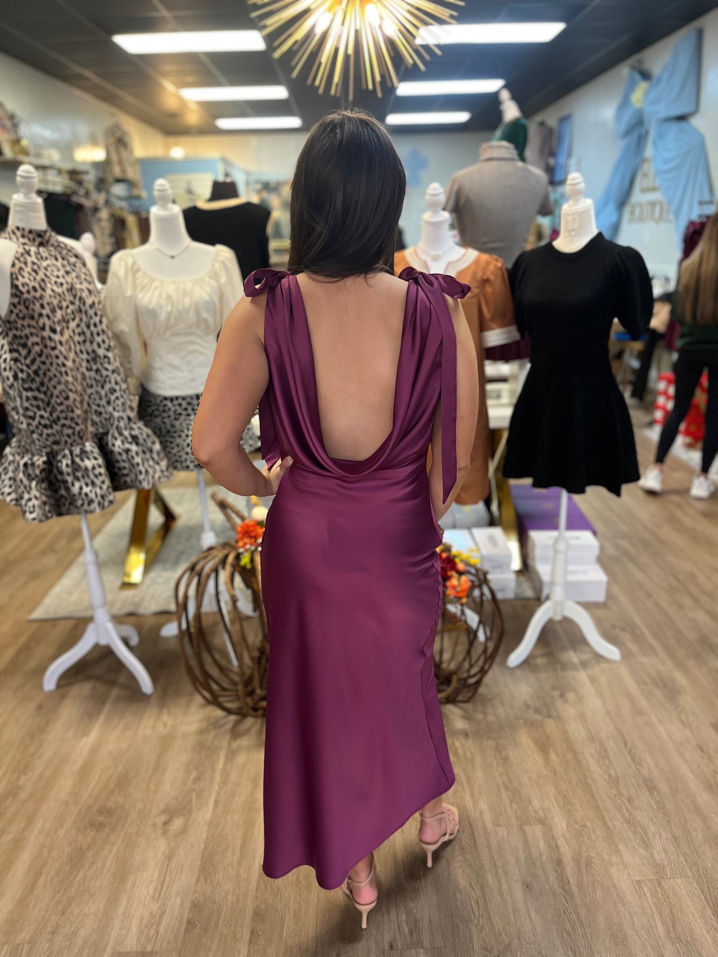 Wicked Dress - Eggplant