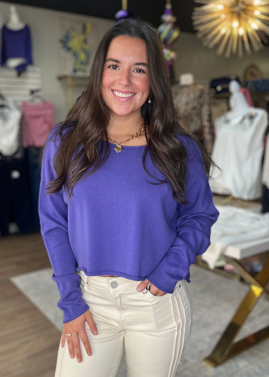 Daphne Sweater - Purple