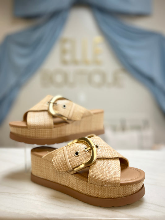 Marina Woven Wedge