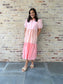 Pinstriped Button Up Dress
