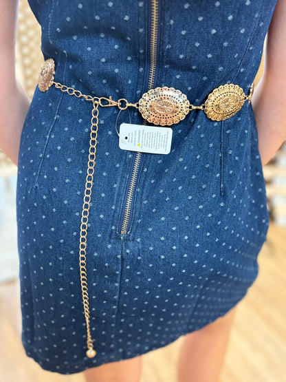 Medallion Chain Belt