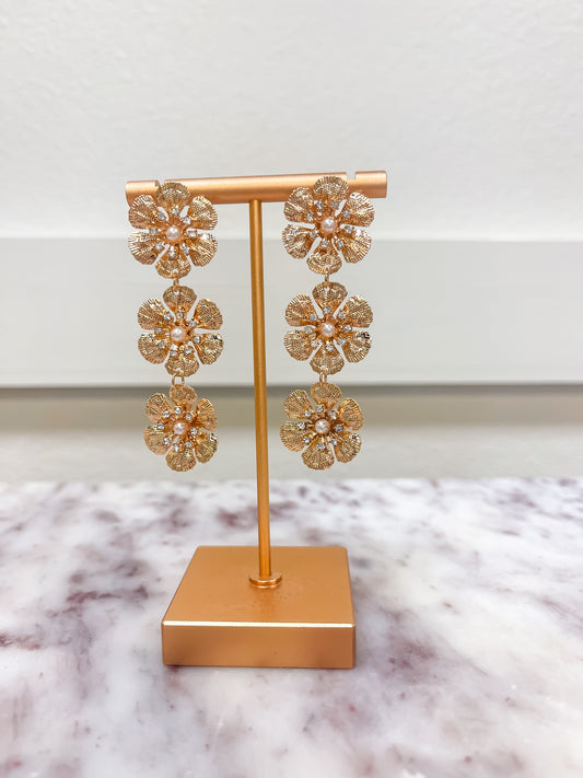 Tiered Flower earrings