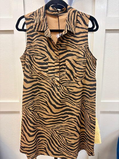 Tiger Takeover Pocket Dress