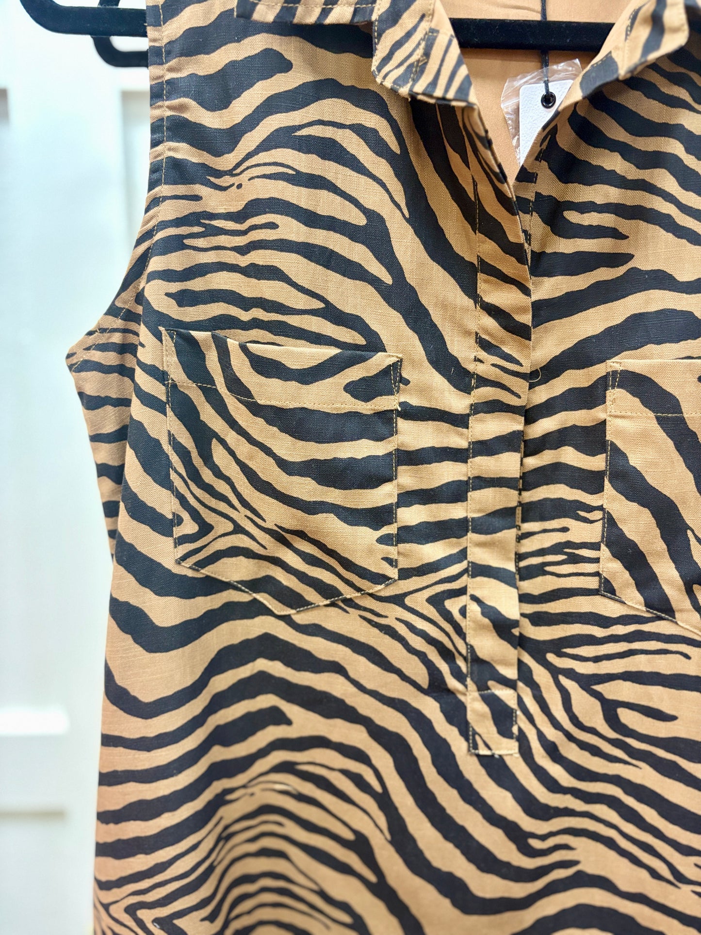 Tiger Takeover Pocket Dress