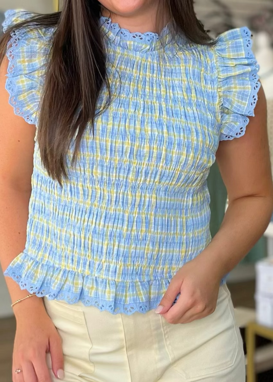 Cottage Charm Smocked Blouse
