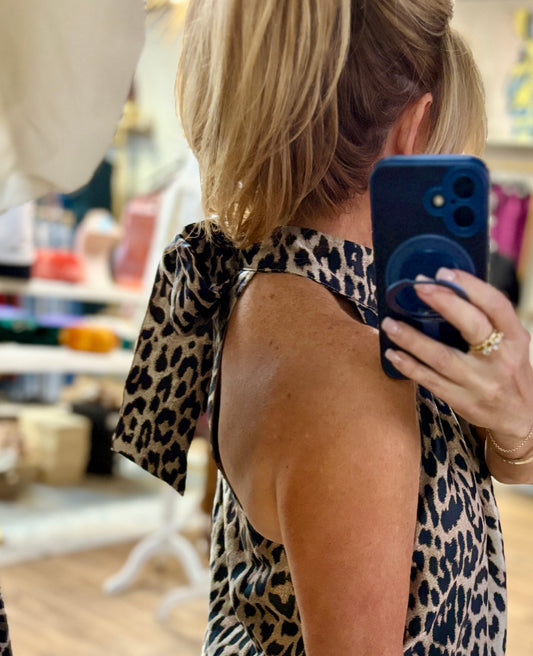 Devereaux Dress-Leopard