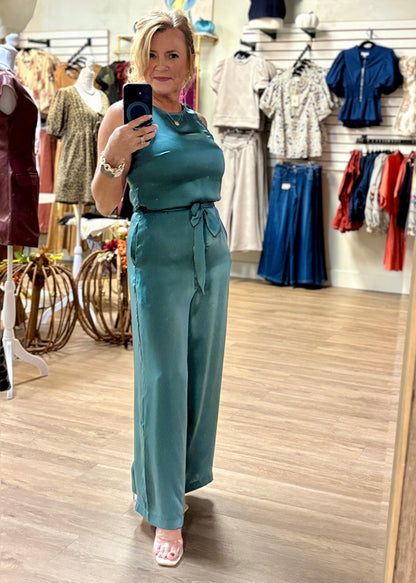 Samantha Jumpsuit - Teal