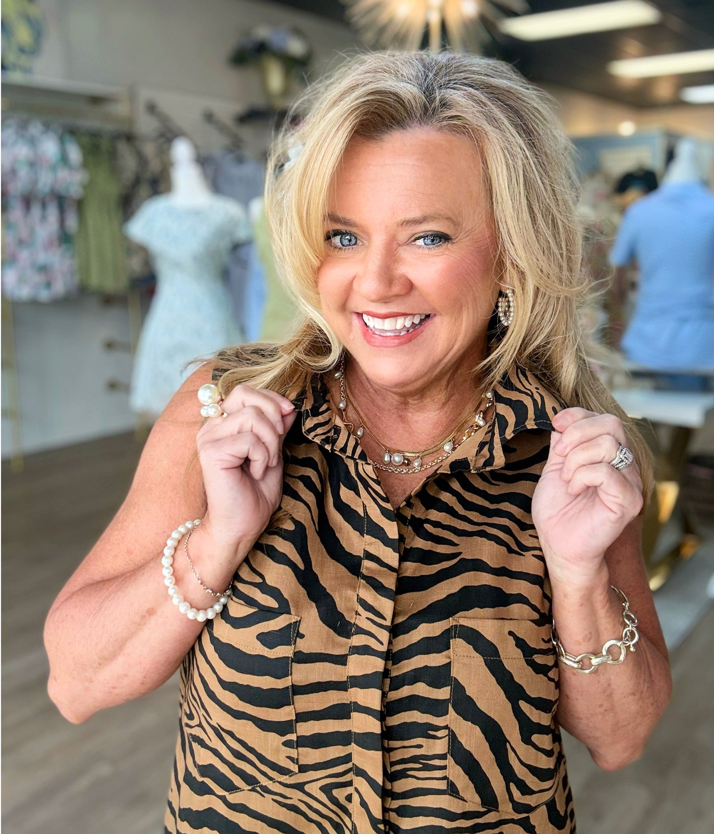 Tiger Takeover Pocket Dress
