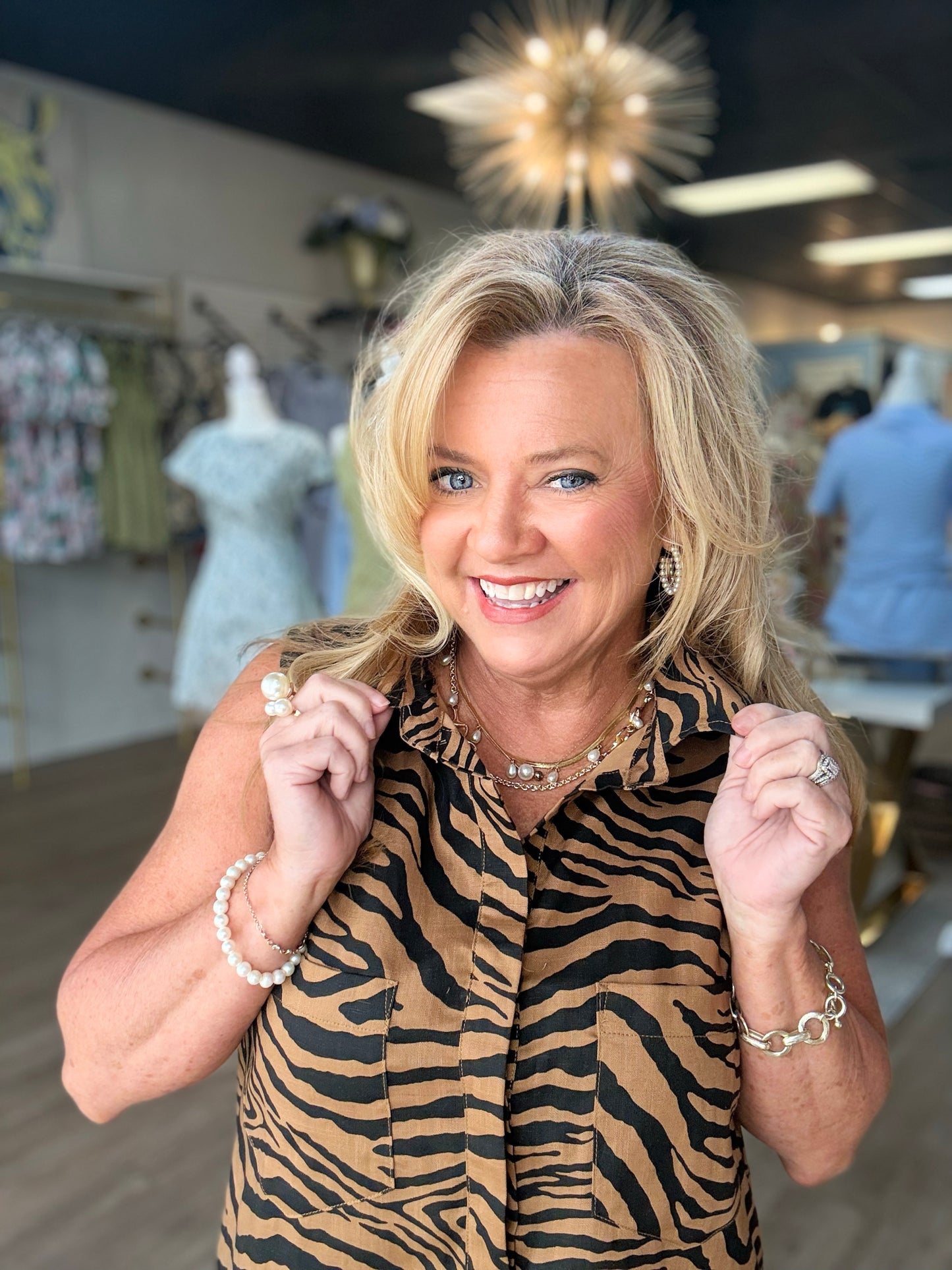 Tiger Takeover Pocket Dress