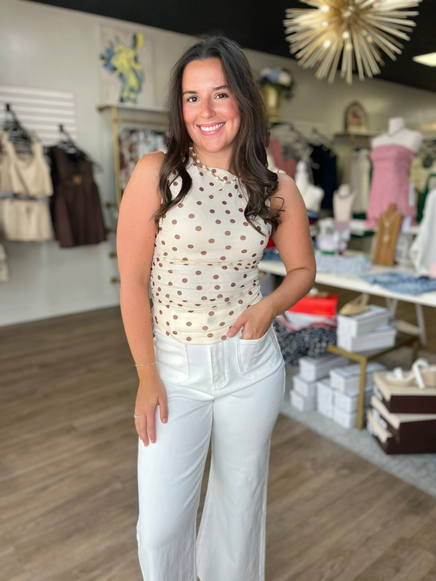 Espresso Martini Mesh Top