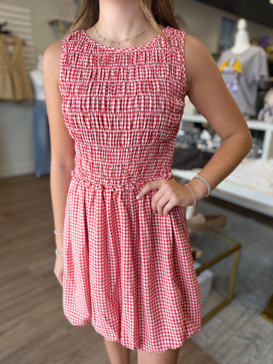 Mabel Gingham Dress