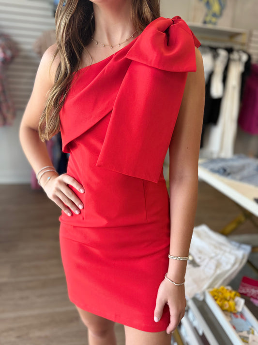 Sutton Dress - Red