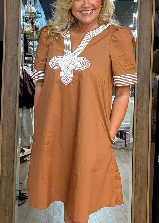Camella Dress-Camel