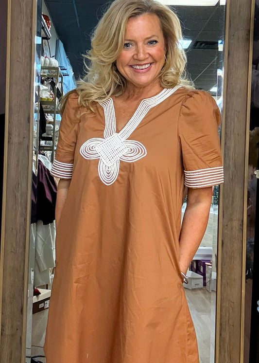 Camella Dress-Camel
