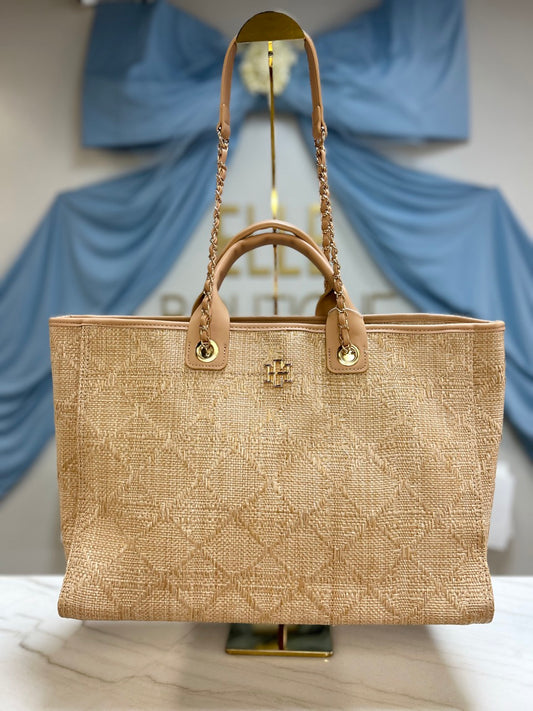 Melissa Tote Bag - Natural Tan