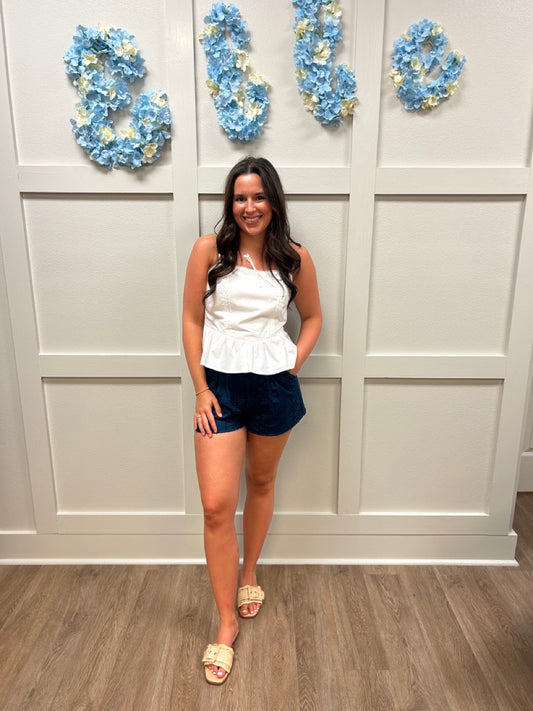 Everly White Top