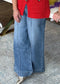 Dina Darling HR Wide Leg Seam Jeans