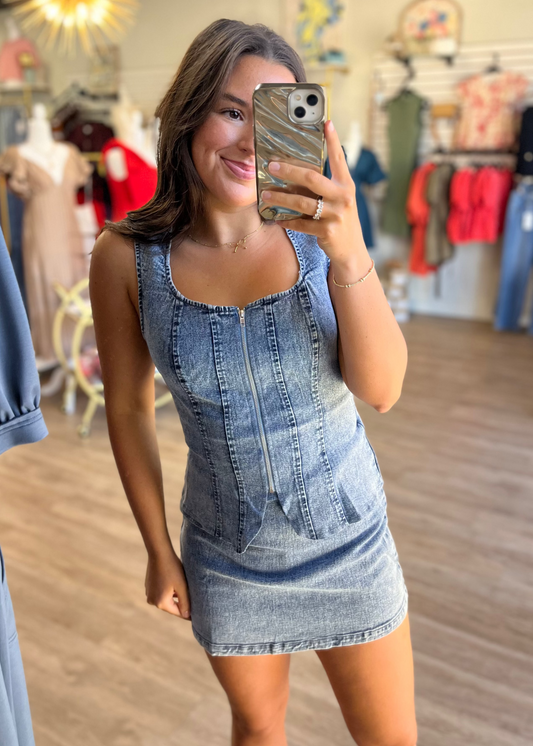 Bayou Denim Romper