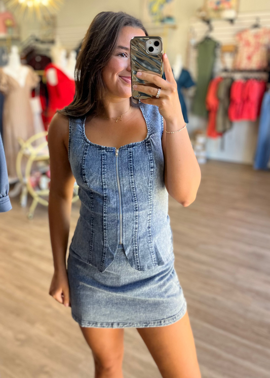 Bayou Denim Romper