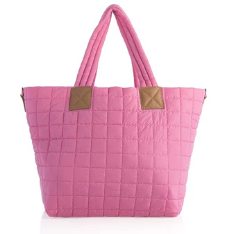 Ezra Quilted Nylon Tote