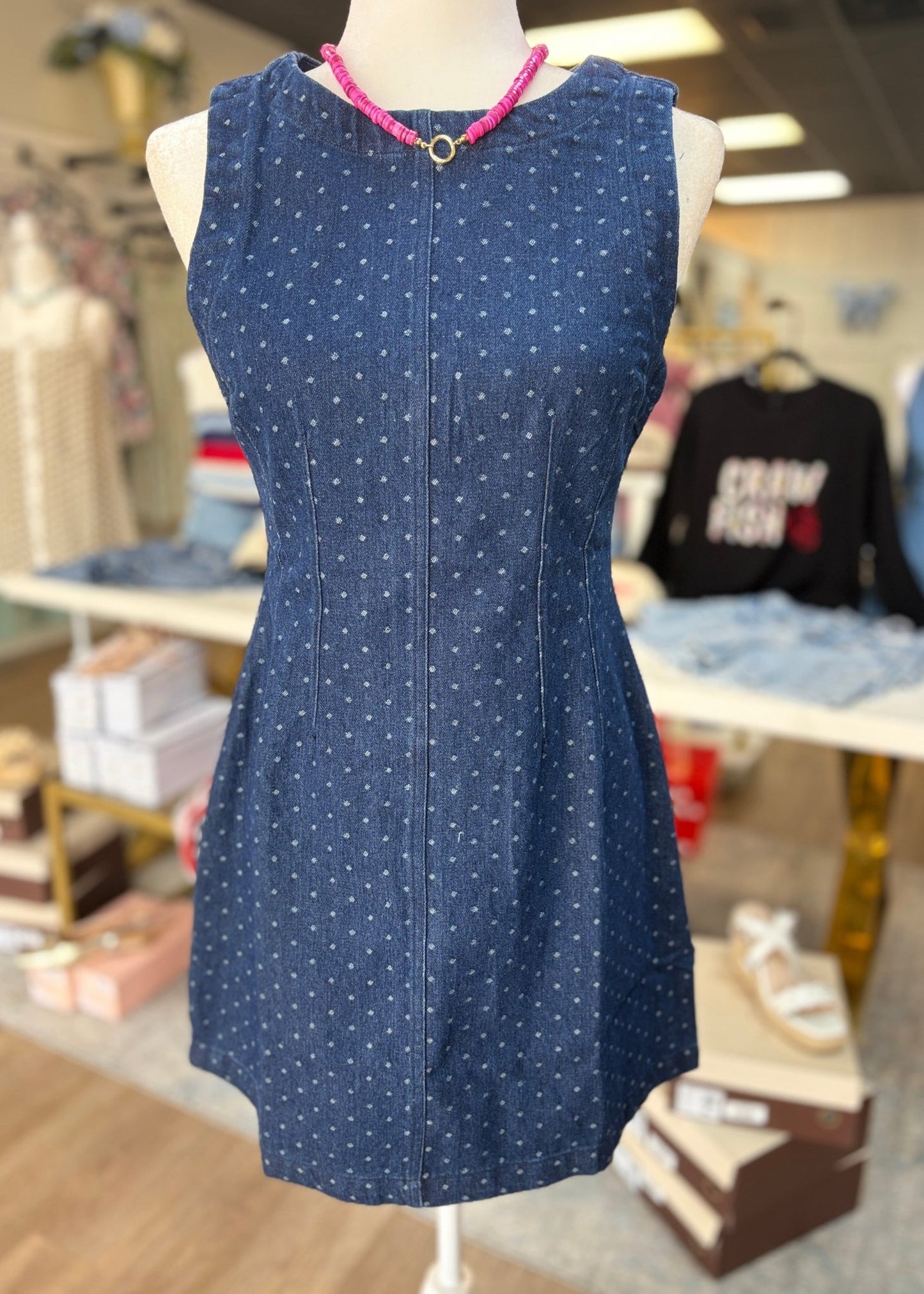 American Honey Denim Dress - ElleBoutiqueZachary