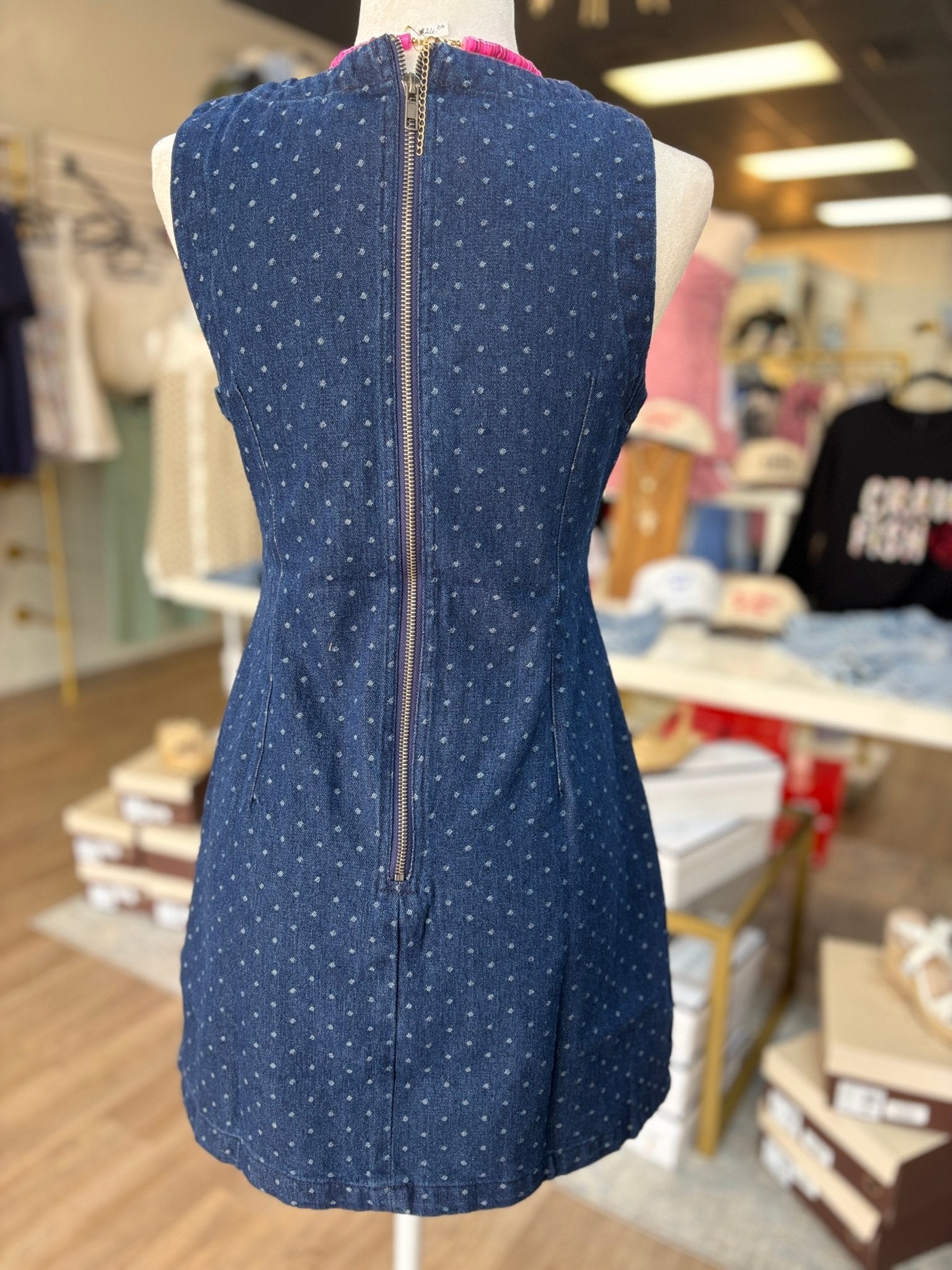 American Honey Denim Dress - ElleBoutiqueZachary