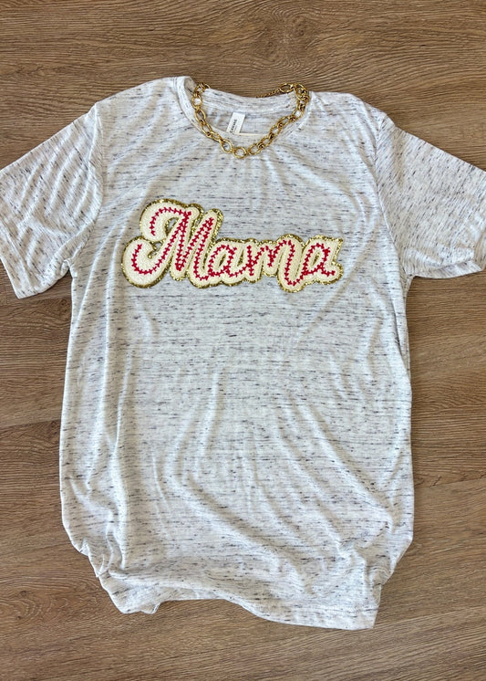 Baseball Mama T-Shirt Glitter - ElleBoutiqueZachary