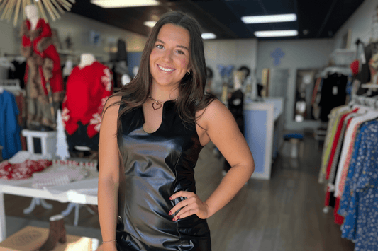 Black Leather Dress - ElleBoutiqueZachary