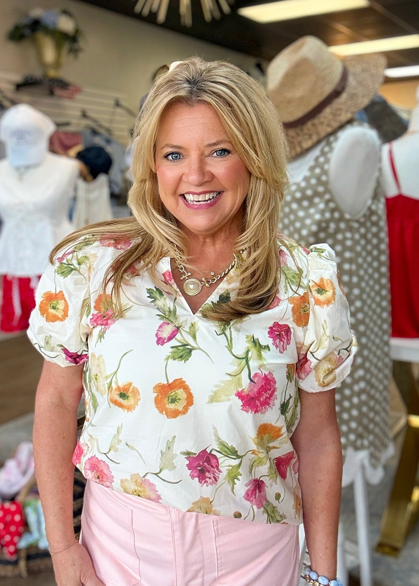 Blossom Floral Top - ElleBoutiqueZachary