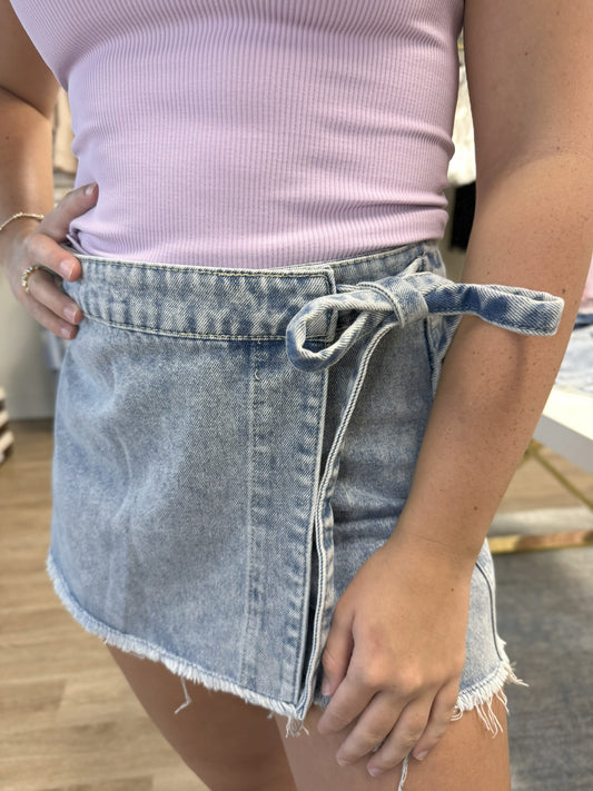 Nesta Denim Skort