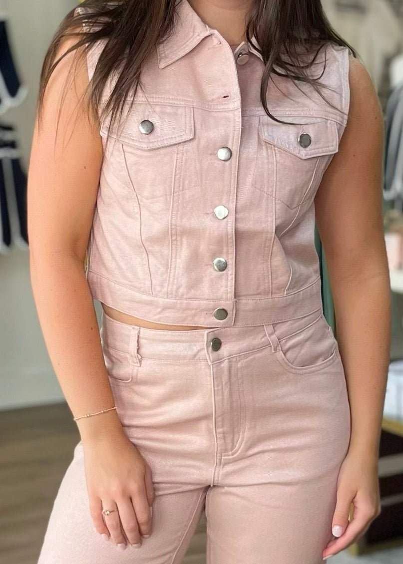Blush Boulevard Denim Set - ElleBoutiqueZachary