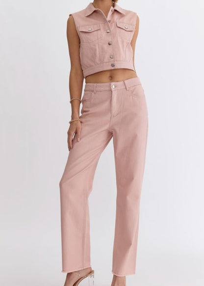 Blush Boulevard Denim Set - ElleBoutiqueZachary