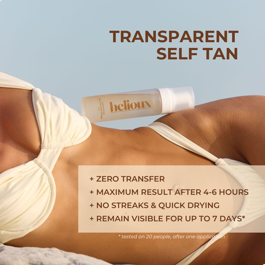 Self Tanner Mousse Transparent | Clear Glow Dark
