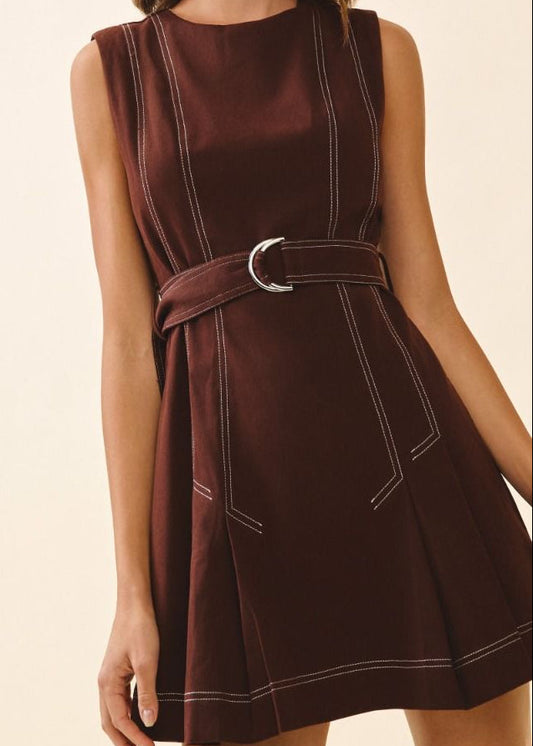 Laura Kay Dress - Chocolate