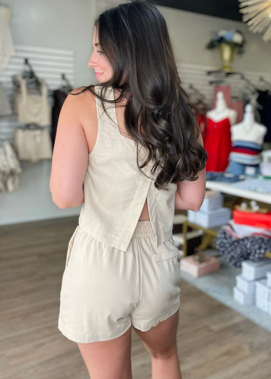 Champagne Coast Linen Set - ElleBoutiqueZachary