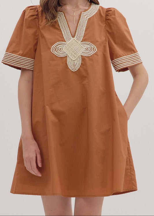 Camella Dress-Camel