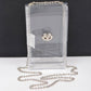 Crissy Crossbody Bag: Clear Gold