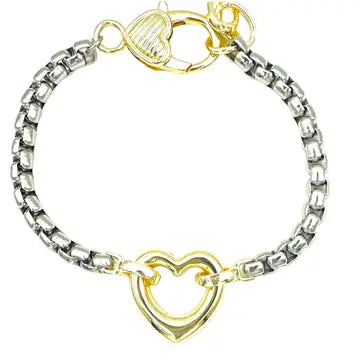 Floating Heart Bracelet