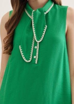 Emerald Coast Tie Neck Maxi Dress - ElleBoutiqueZachary