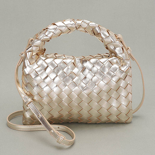 Bronze Basket Clutch